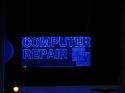 LED lighted plexiglass sign - Click to enlarge