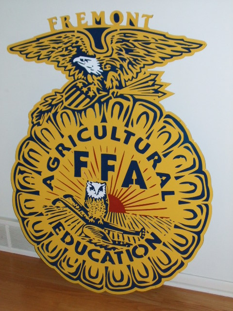 Custom plasma cut FFA sign